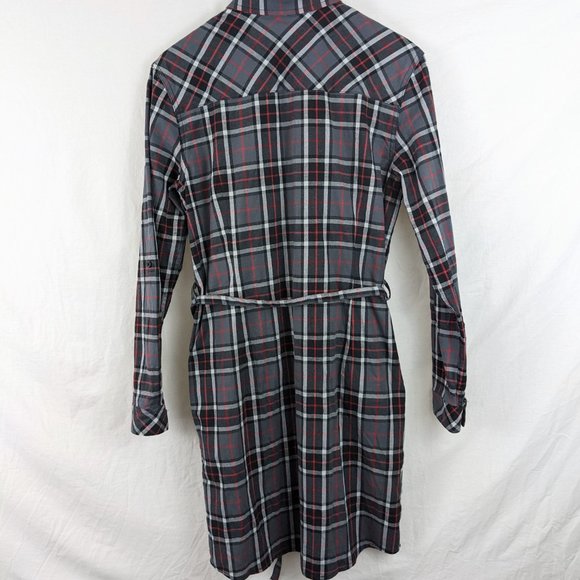 3 for $20 NWOT Black Red Grey Shirtdress Sz M - Picture 2 of 6